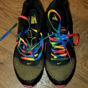 Women's Nike Air Max ultra blk/rainbow